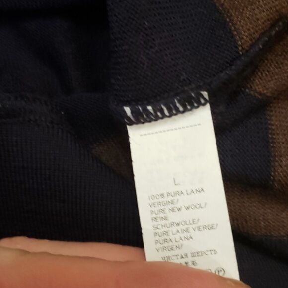 Paul&Shark Yachting Men's Mjlti Color Italian Wool Luxury Sweater Large - Picture 5 of 8